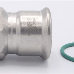 Pressing Reducer Stainless Steel /external thread (threaded adapter) |35 mm_1 1/4"