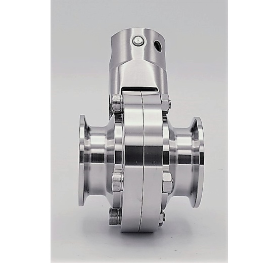 Stainless steel butterfly valves, CLAMP type C-C DN32 (collar 50.5mm)
