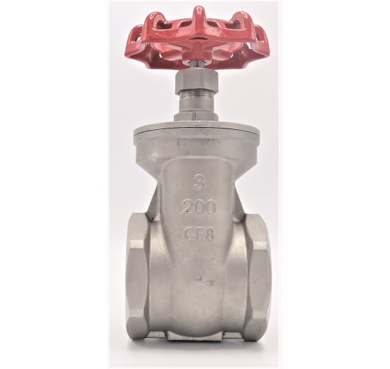 Stainless steel gate valve 3”