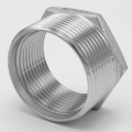 Threaded Reducer M/F / with Hexagon / Type 325, 6/4"x5/4", stainless steel