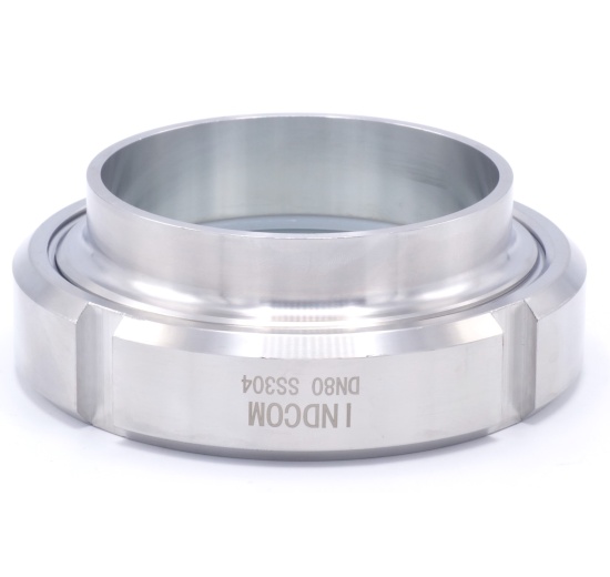 Union sight glass, welded S-S  DN80 Indcom