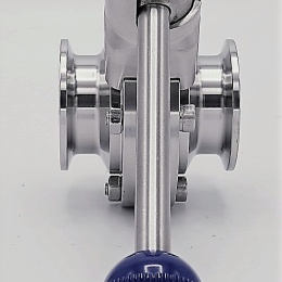 Butterfly valves, CLAMP type C-C DN32 (collar 50.5mm)