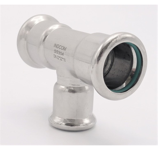 T Piece, Press Fittings, reduced F/F/F 22_18_22
