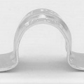 2 Hole Galvanized Pipe Clamp 1/2”