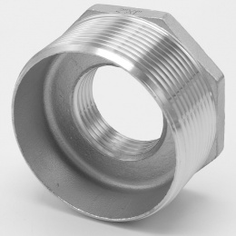 stainless steel Threaded Reducer M/F / with Hexagon / Type 325 | 2"x1"