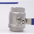 Stainless steel ball valve with full bore, two- piece 1 1/2”