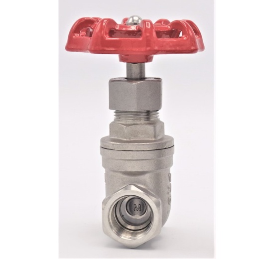 Stainless steel gate valve 1/2”
