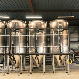 Beer cylindrical conical tank