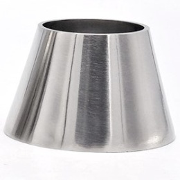 Concentric reducer, welded S-S, short, stainless steel