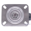 Transport casters, swivel, stainless steel, diameter 150 mm
