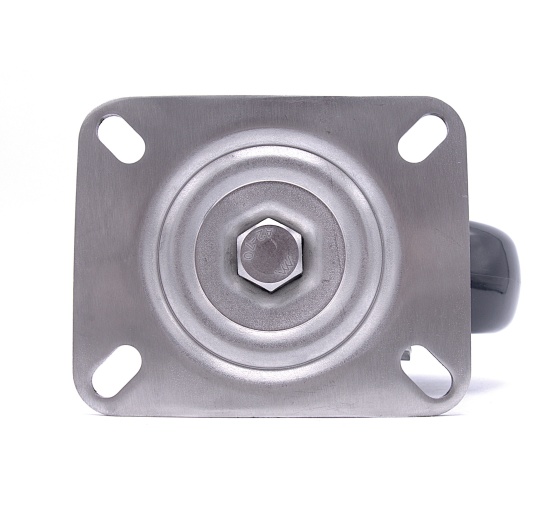 Transport casters, swivel, stainless steel, diameter 150 mm