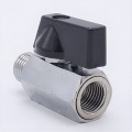 Brass ball valve MINI with reduced flow, one-piece, threaded