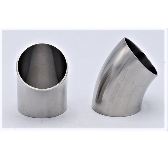 Elbow Welded 45° DN40 (40x1,5mm), stainless steel