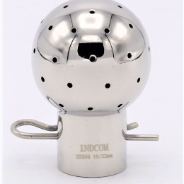 Fixed Cleaning Ball, on Split Pin, Ball Diameter 37mm, stainless steel, for F&B production