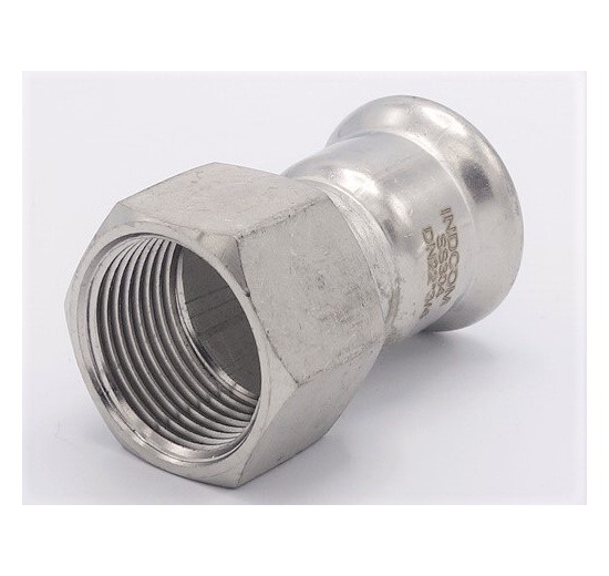 Pressing Reducer Stainless Steel / internal thread (threaded adapter) |22 mm_3/4"