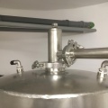 detail of equipment for carbonating beverages