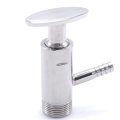 Stainless steel sampling valve, threaded 3/4"