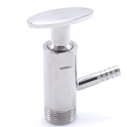 Stainless steel sampling valve, threaded 3/4"