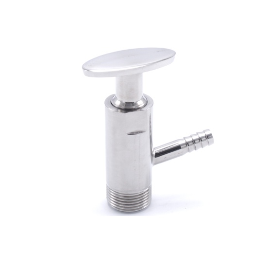 Stainless steel sampling valve, threaded 3/4"