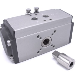 Pneumatic drive, double acting