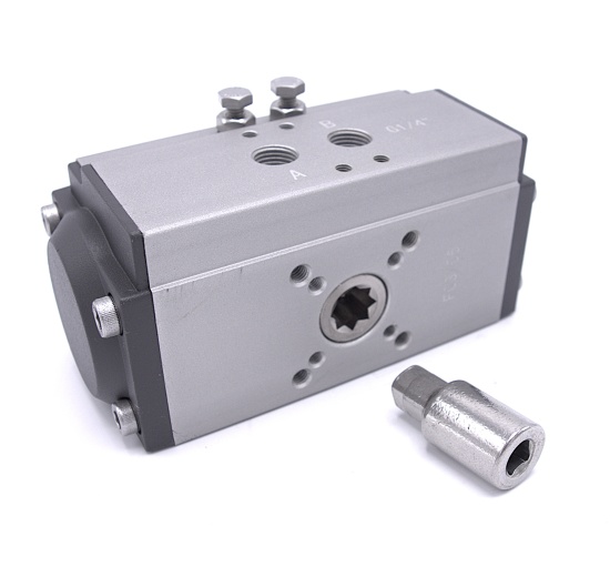 Pneumatic drive, double acting