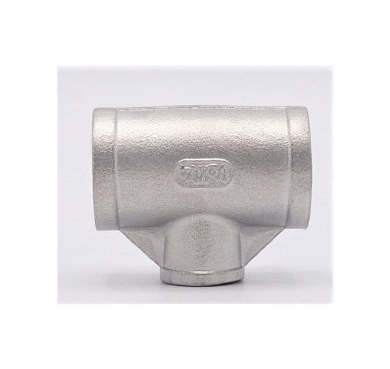 T-piece Threaded, Reduced / type 307 R | 1/2_1/4"_1/2", material stainless steel