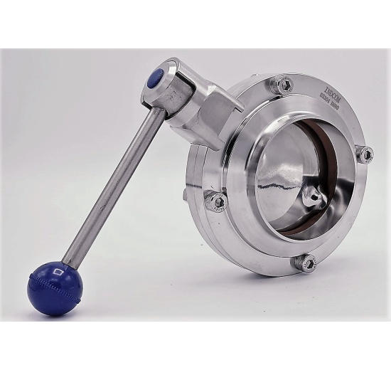Stainless Steel Butterfly Valve, Welded, type S-S DN80