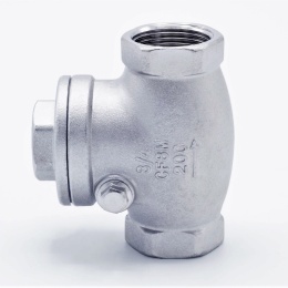 Stainless steel check valve, floating, threaded 3/4”