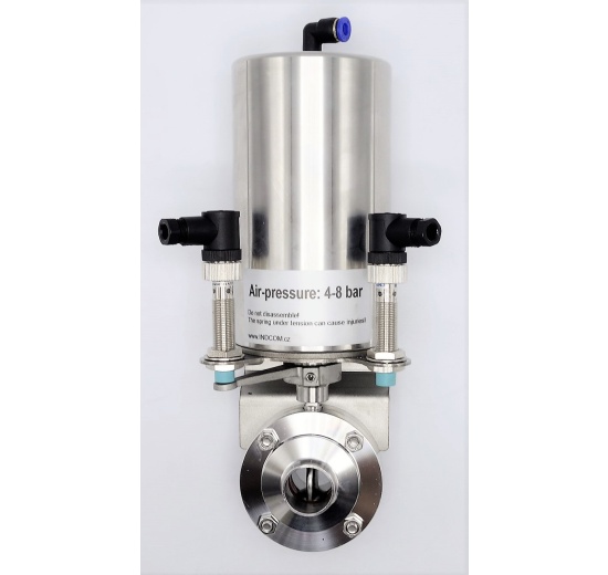 Pneumatically Operated Butterfly Valve, Welded, type S-S | DN20