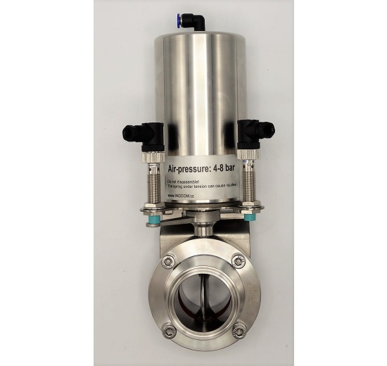 Pneumatically Operated Butterfly Valve, type C-C DN50
