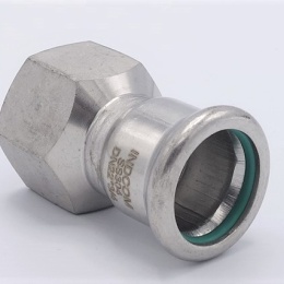 Pressing Reducer Stainless Steel / internal thread (threaded adapter) |22 mm_3/4"