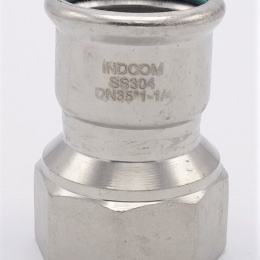 Pressing Reducer Stainless Steel / internal thread (threaded adapter)