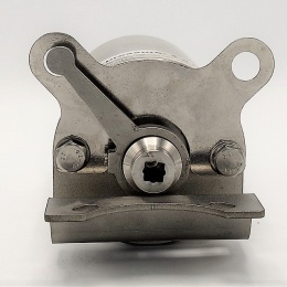 Pneumatic actuator, single-acting and accessories for butterfly valve