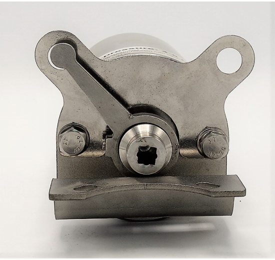 Pneumatic actuator, single-acting and accessories for butterfly valve