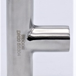 stainless steel T-piece, Long, Welded DN20