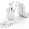 2 Hole Galvanized Pipe Clamp