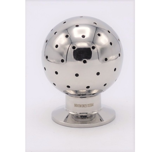 Fixed Cleaning Ball, CLAMP Connection DN25