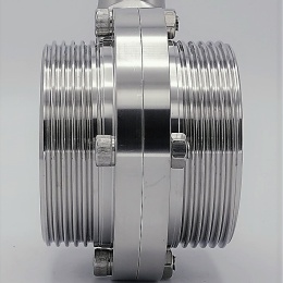 DN65 Stainless Steel Butterfly Valve, Threaded, type G-G