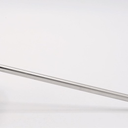 All-stainless steel bimetal thermometer with immersion shaft in well