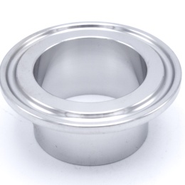 DIN tri clamp ferrule pipe connection foe apllications in the Food and Beverage Industry