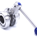 Stainless steel butterfly valves with sanitary union DIN 11851| DN15-DN65