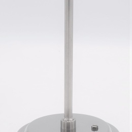 All-stainless steel bimetal thermometer with immersion shaft in well