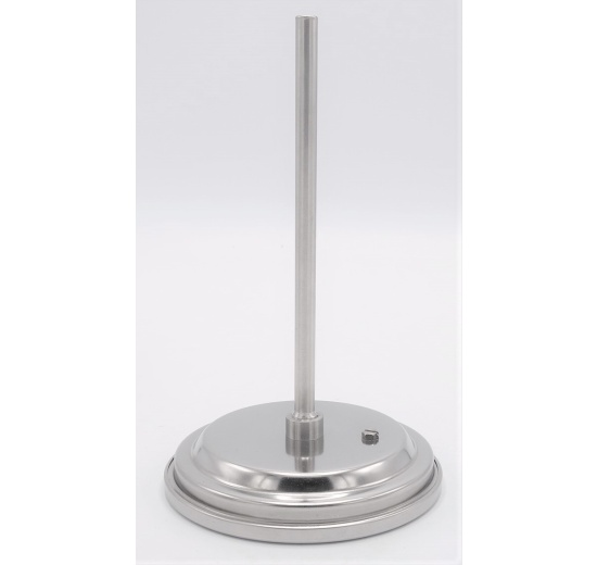 All-stainless steel bimetal thermometer with immersion shaft in well