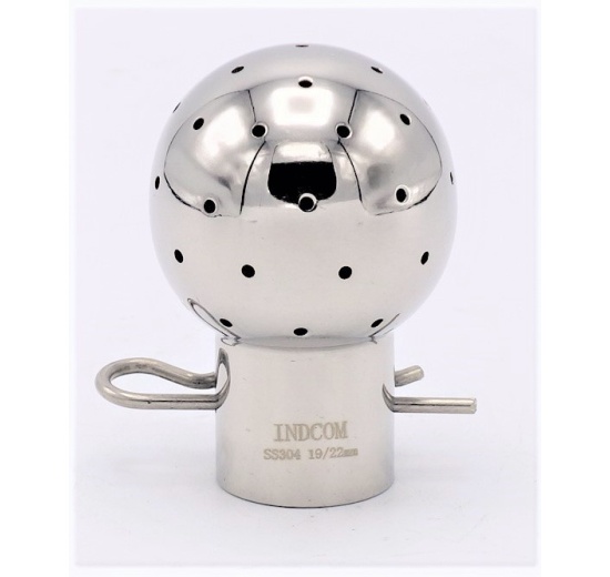 Fixed Cleaning Ball on split pin, stainless steel