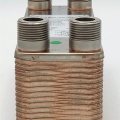 Copper brazed plate heat exchanger
