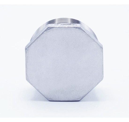 Stainless steel threaded end cap with hexagon type 330 | 2"