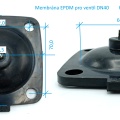 Diaphragm Silicone (VMQ) for the valve DN40