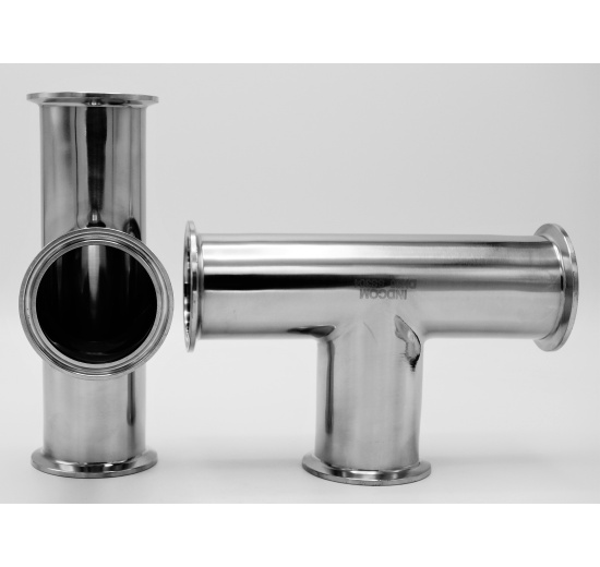 T Piece, clamp DN50, stainless steel