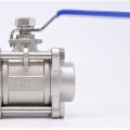 Stainless steel ball valve with full bore, three- pieced, welded DN40 (49x4mm)