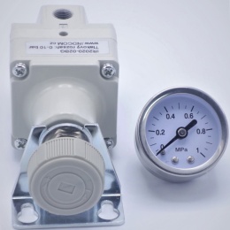 Reducing valve with fine regulation G 1/4", range 0.1-10 bar